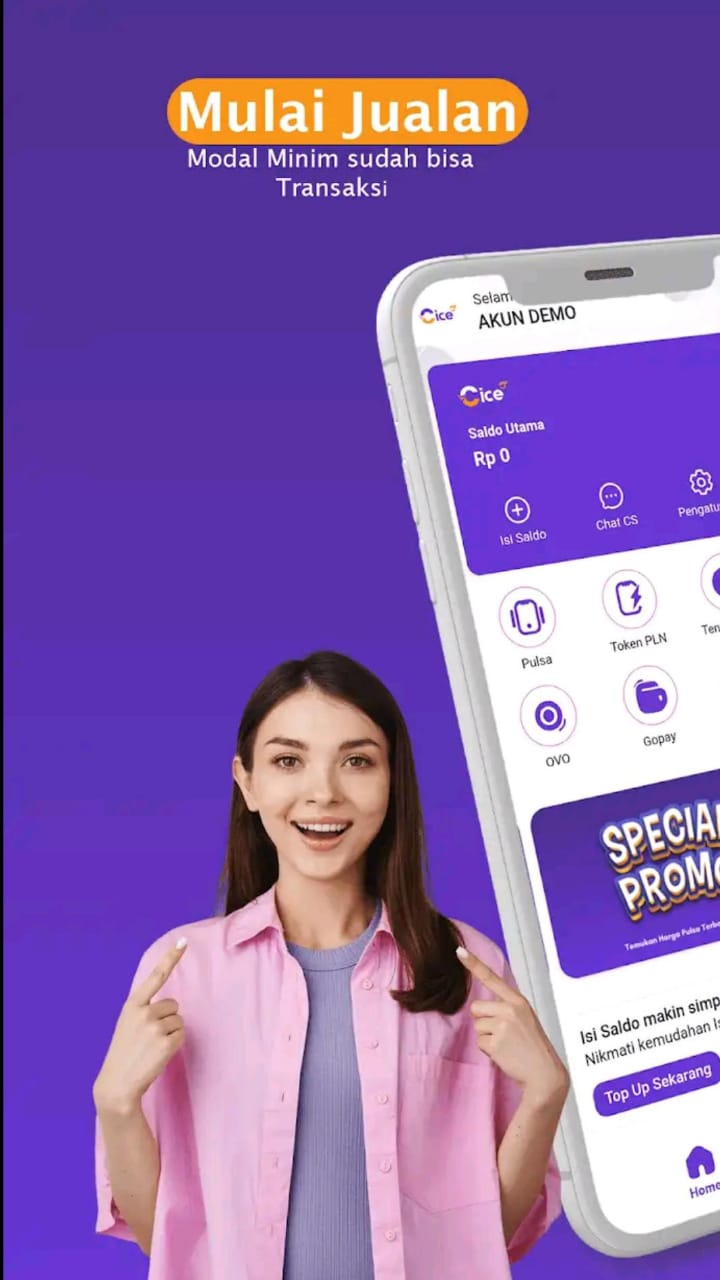 Cice Aplikasi Pulsa dan PPOB