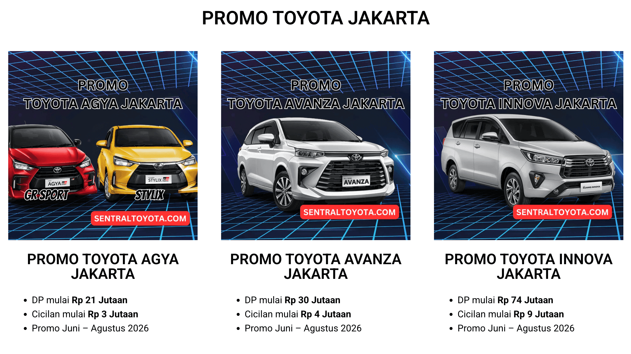 Promo Toyota Jakarta