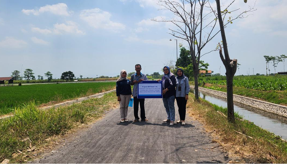 BRI Peduli dukung perbaikan infrastruktur jalan (Sumber: BRI)